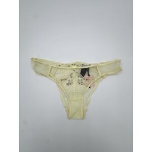 Victoria's Secret Designer Collection Lace Underwear Sz L Swarovski Crystals